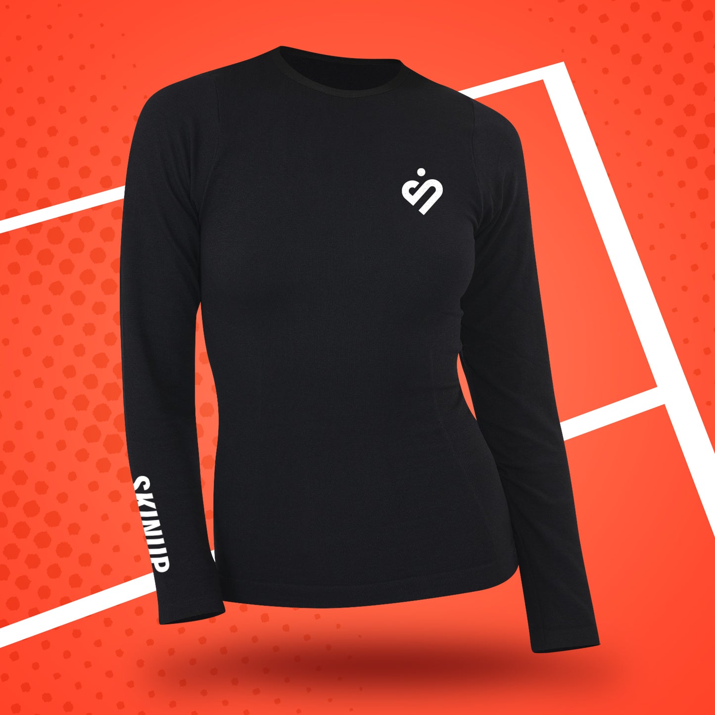 T-shirt compression technique femme FLEXUP SKINUP SPORT