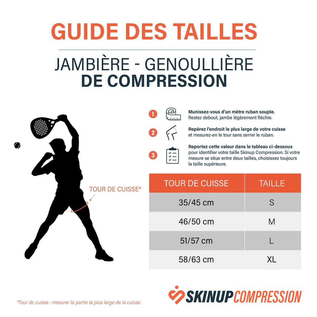 Lot de 2 Jambières / Genouillères de compression FLEXUP