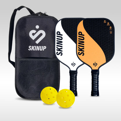 Kit 2 raquettes de pickleball Yin Yang, 2 balles et une housse SKINUP SPORT