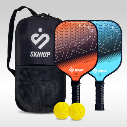 Kit 2 raquettes de pickleball Smart & Fun, 2 balles et une housse SKINUP SPORT