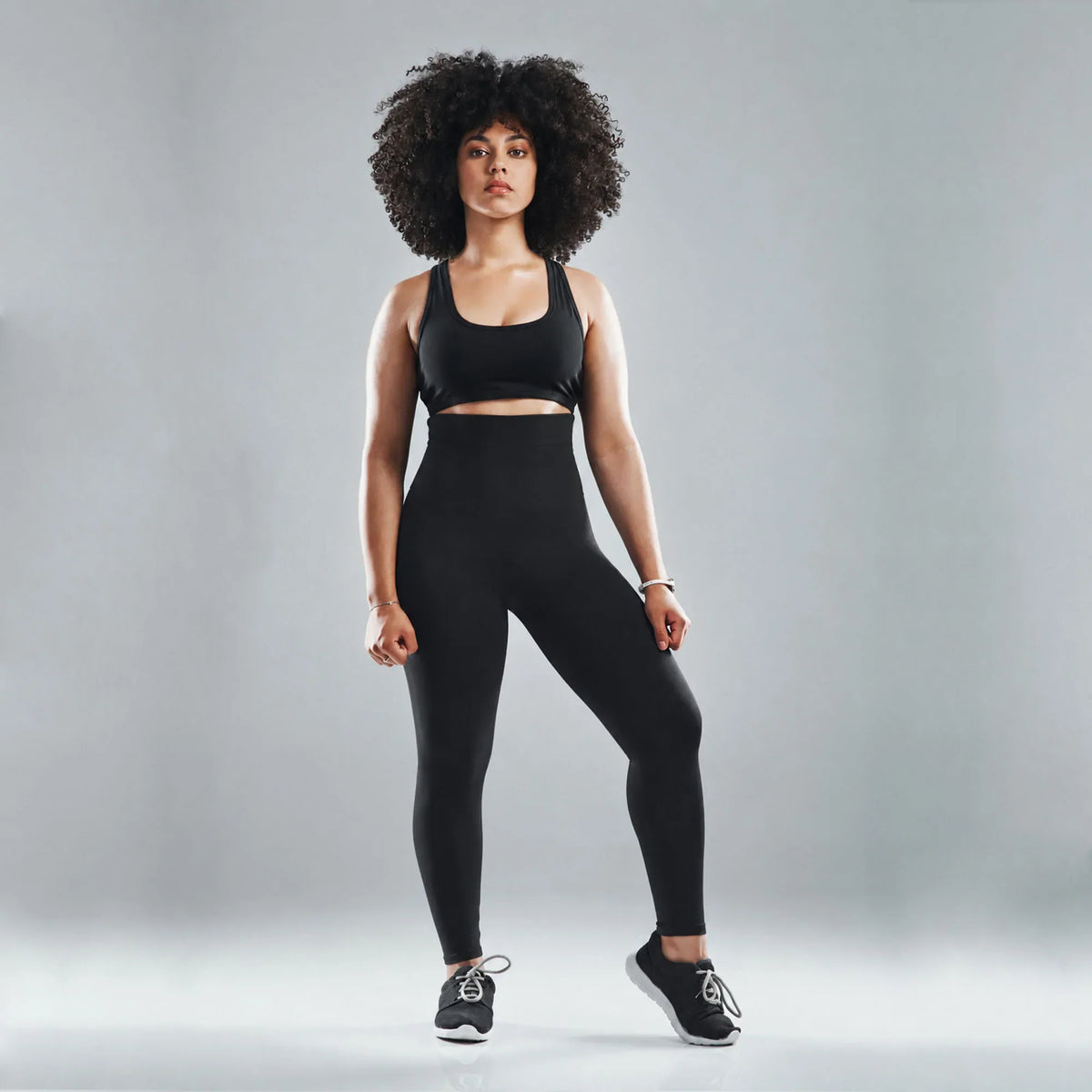 Legging femme taille haute compression modérée