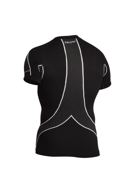 T-shirt de compression homme noir FLEXUP SKINUP SPORT