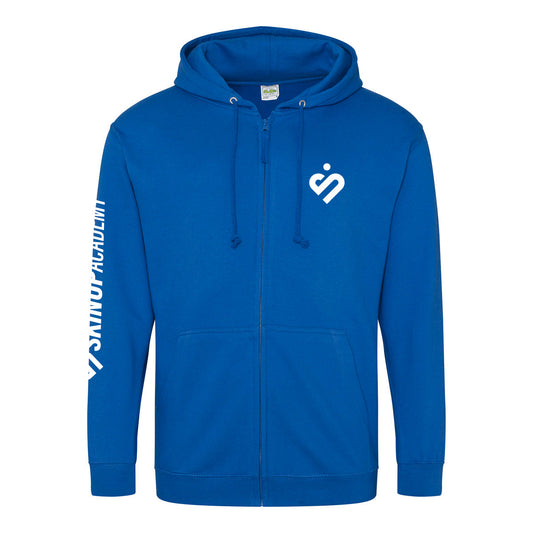 Sweat Zippé à Capuche Adulte - Bleu - SKINUP ACADEMY