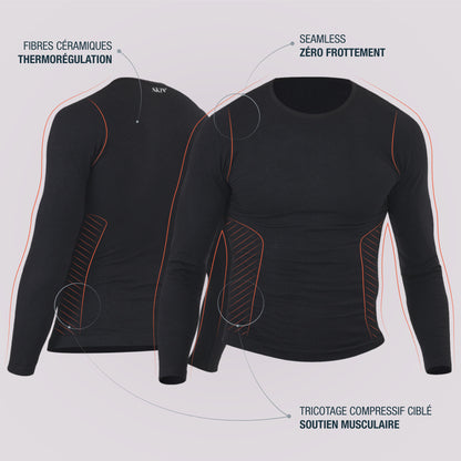 T-shirt compression sport homme FLEXUP