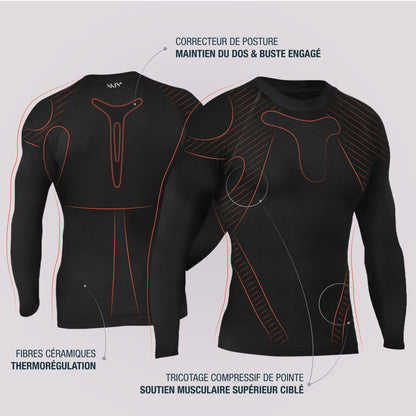 T-shirt posture +  FLEXUP SKINUP SPORT