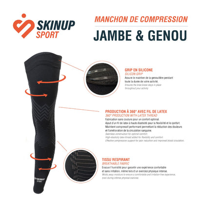Jambière / Genouillère de compression - SKINUP Sport