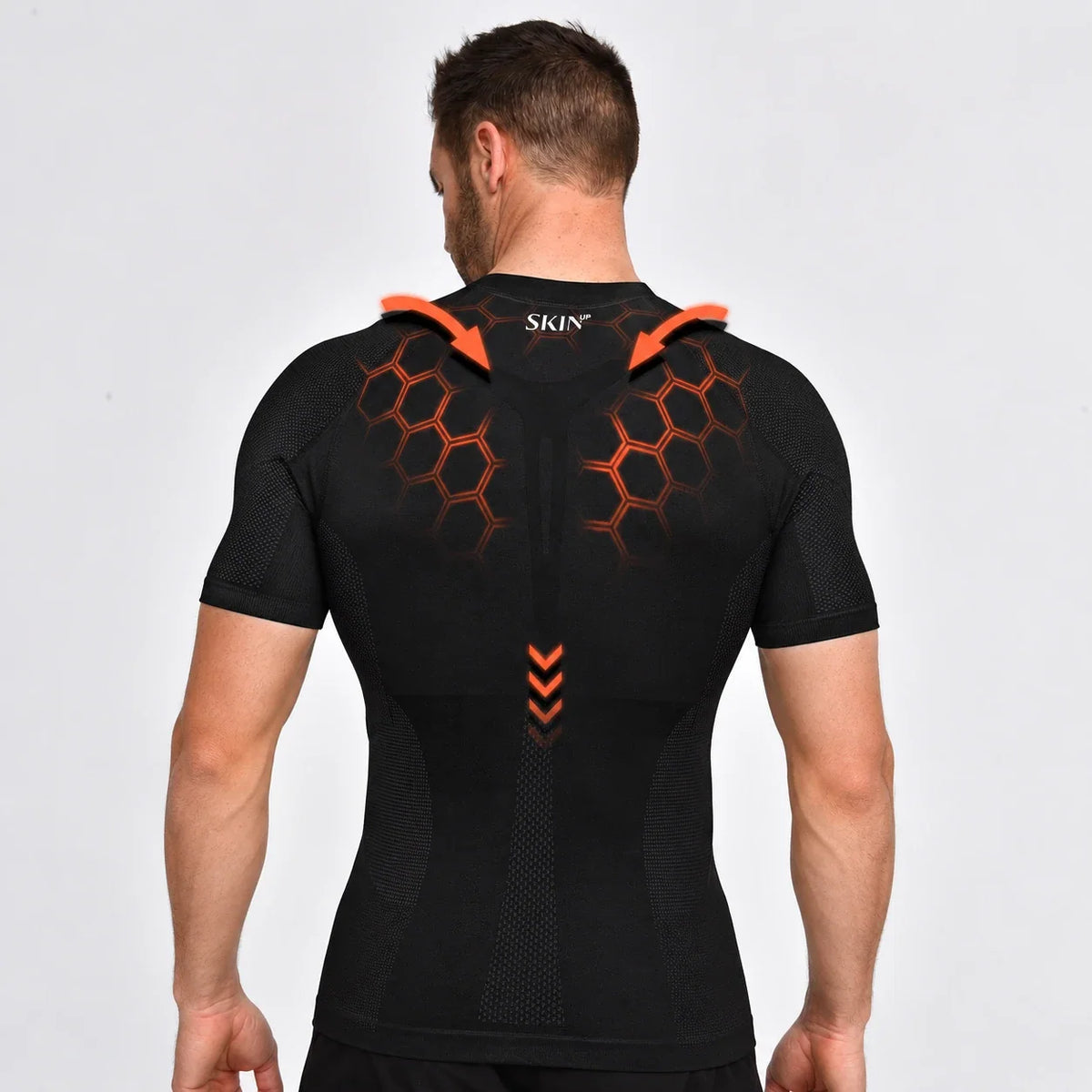 T-shirt de maintien postural manches courtes compression ferme FLEXUP®