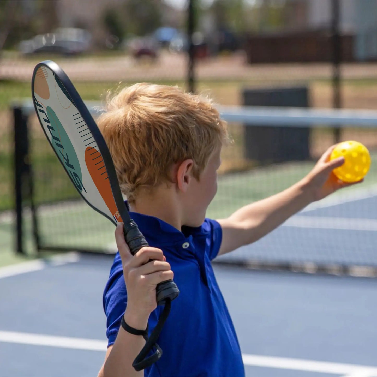 Raquette de pickleball enfant Kids+ multicolore SKINUP SPORT