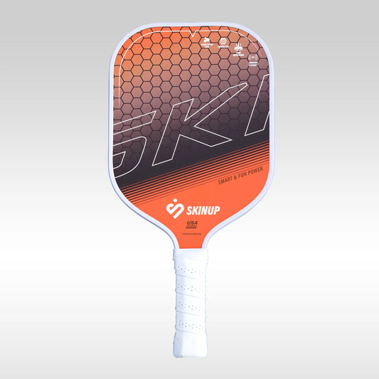 Raquette pickleball Smart & Fun + 16 mm orange SKINUP SPORT – vue principale